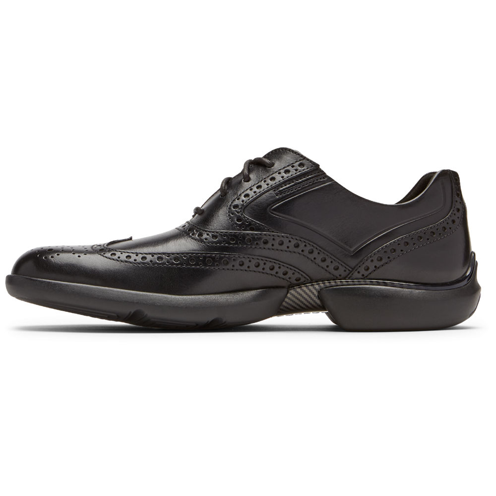 Rockport Snörskor Herr Svarta - Total Motion Advance Wingtip - WBSLA0362